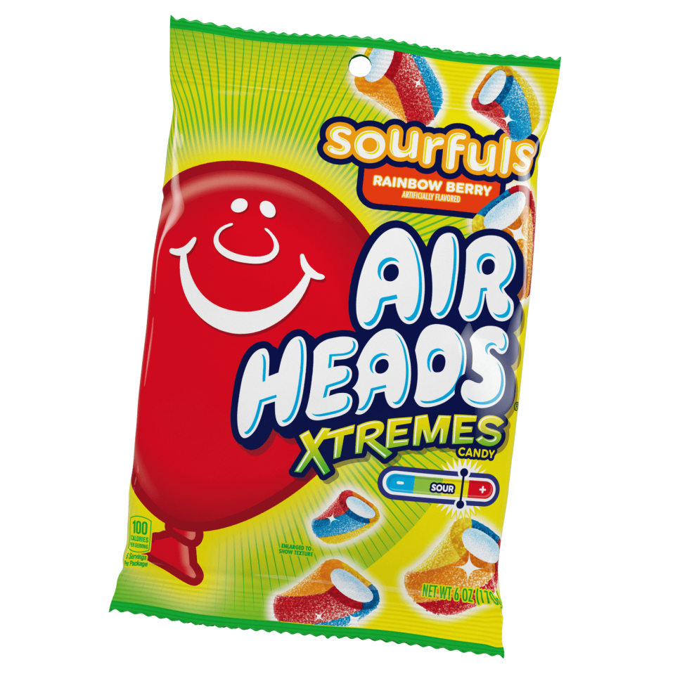 One package of Airheads Xtremes Sourfuls.